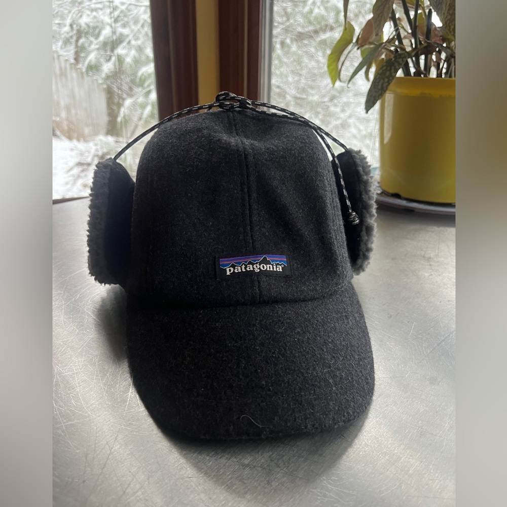 Patagonia Charcoal Earflap Hat